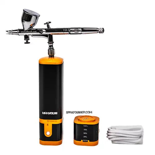 Kabelloses Airbrush Set mit Mikro Kompressor