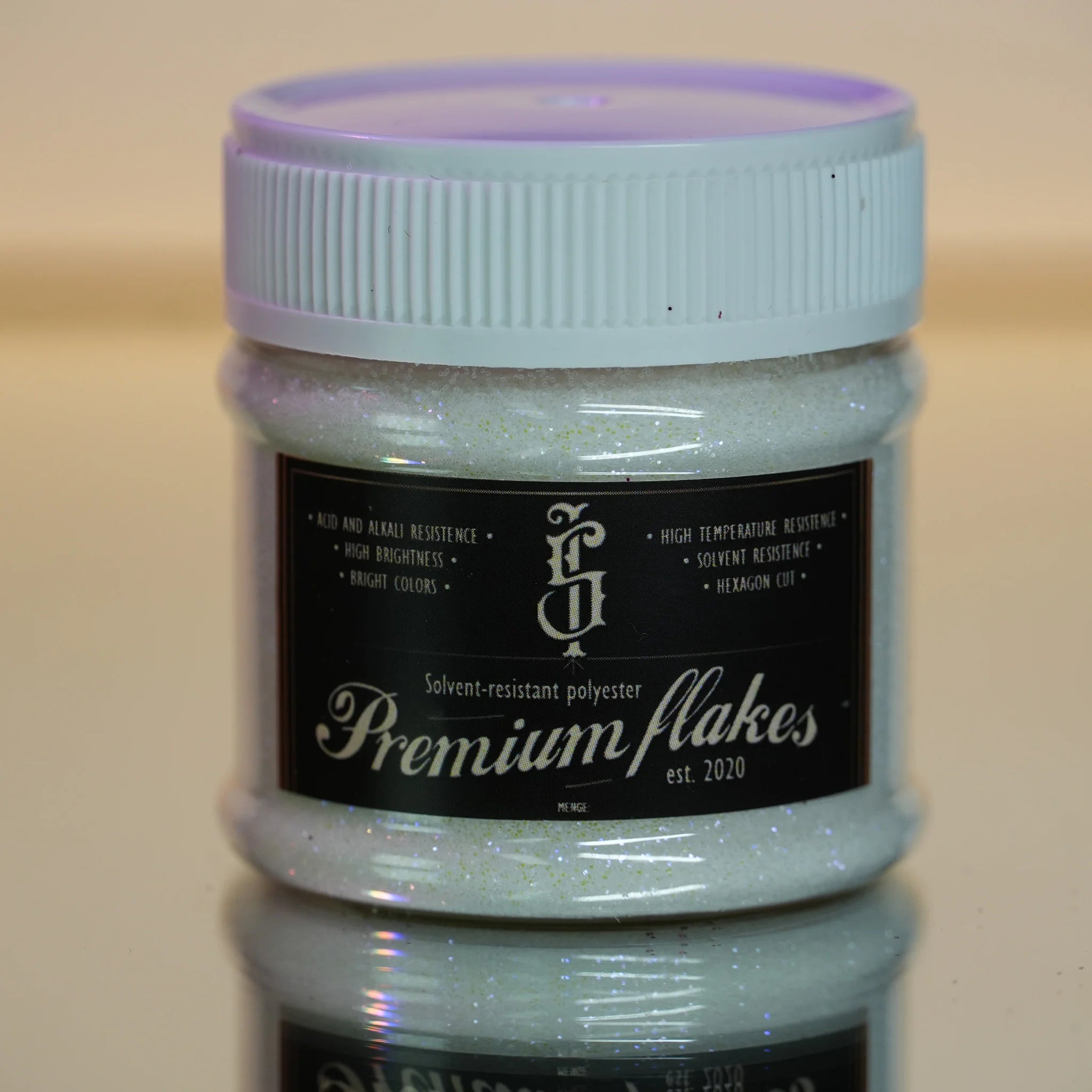 Iridescent Violet White